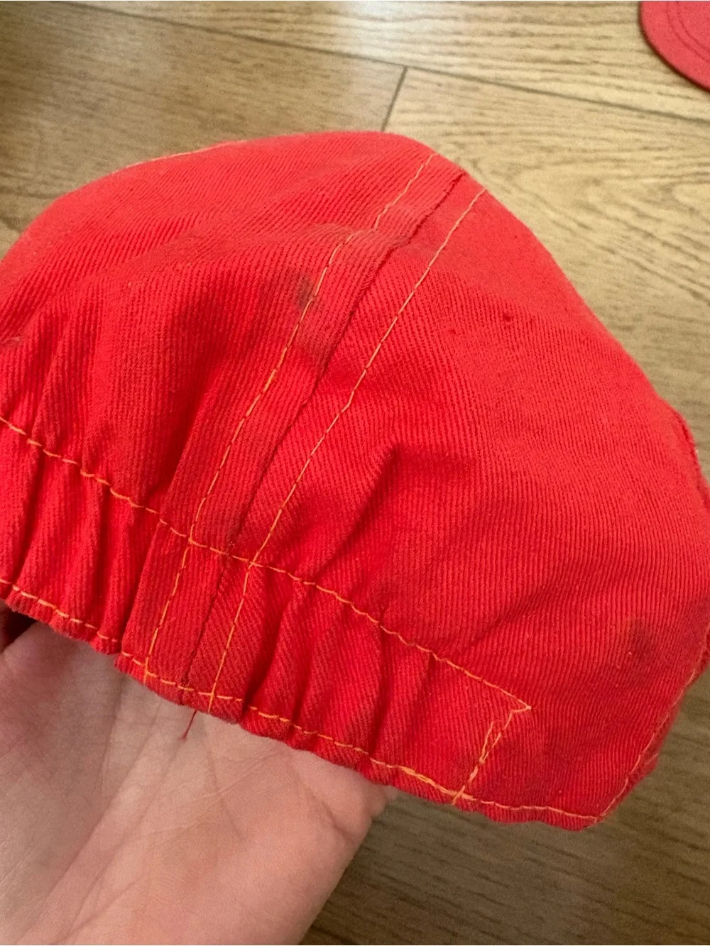 Vintage Snoopy Hat Colorful “Super” Red Orange Yellow *Read*